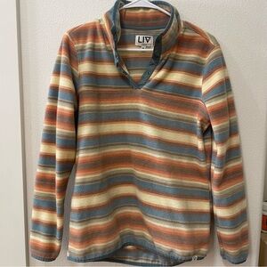 Life integrity earth quarter button fleece